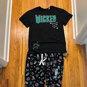 Wicked Black and Green Women's Pajama Set